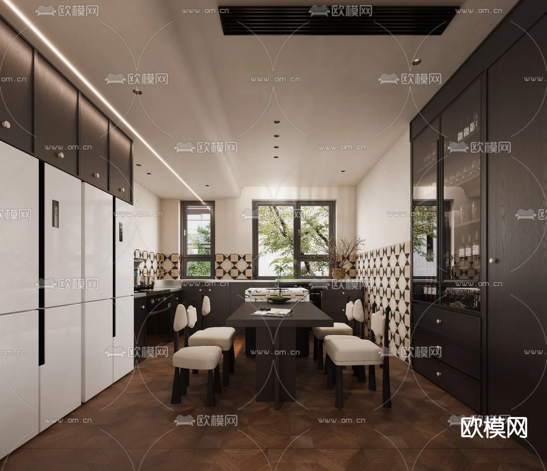 DINING ROOM SETS – CORONA – 3D MODEL – 1408 DINING ROOM SETS – CORONA – 3D MODEL – 1408