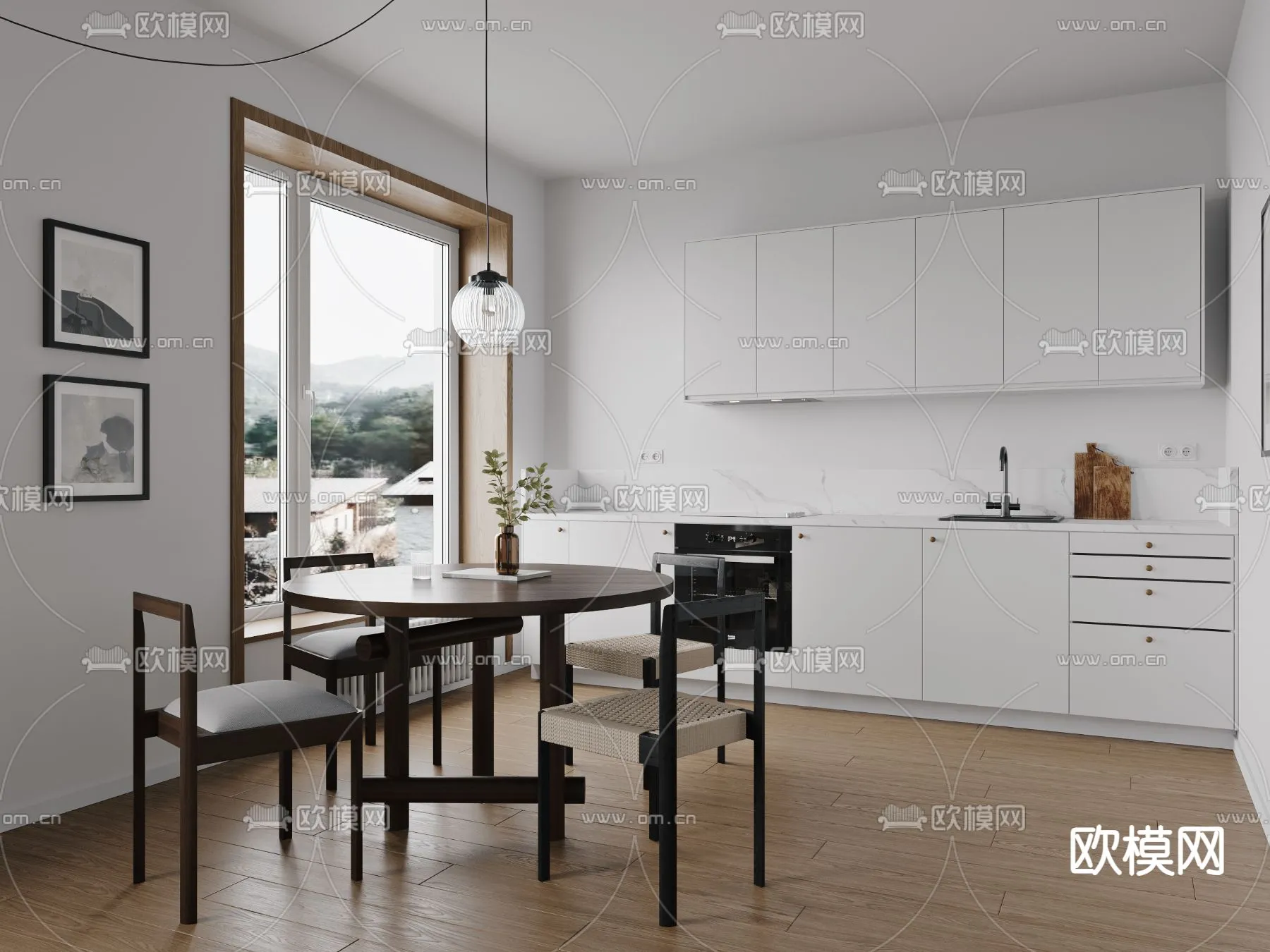 DINING ROOM SETS – CORONA – 3D MODEL – 1419 DINING ROOM SETS – CORONA – 3D MODEL – 1419