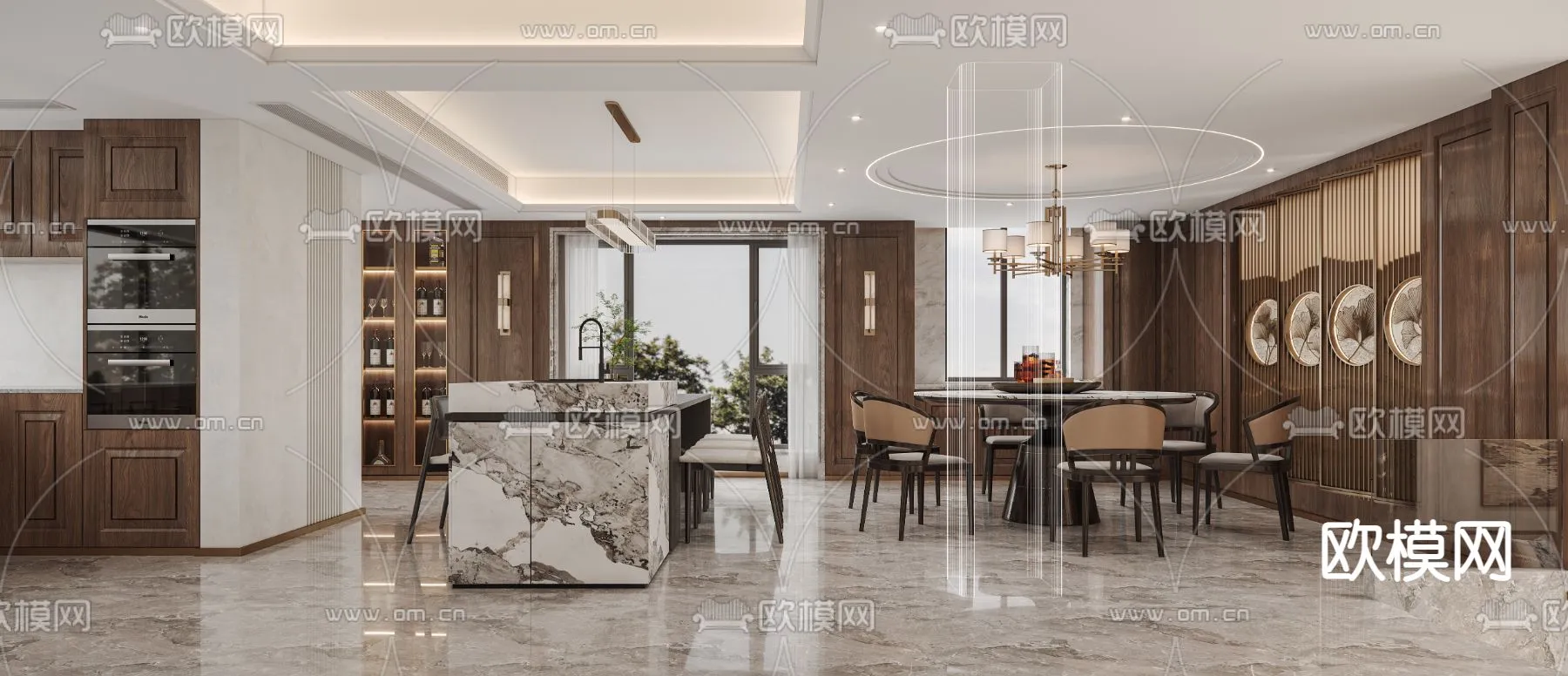 DINING ROOM SETS – CORONA – 3D MODEL – 1422 DINING ROOM SETS – CORONA – 3D MODEL – 1422