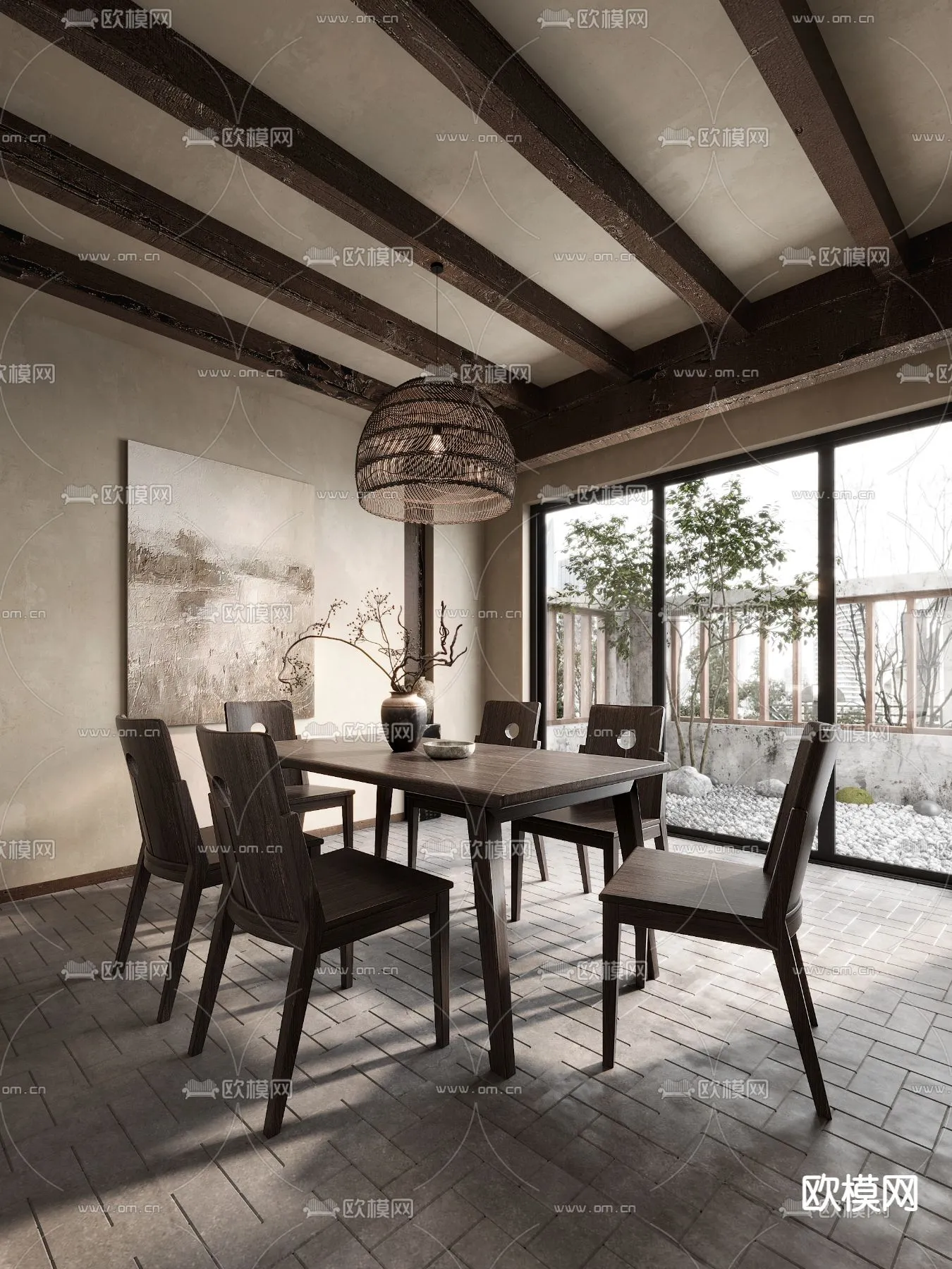 DINING ROOM SETS – CORONA – 3D MODEL – 1452 DINING ROOM SETS – CORONA – 3D MODEL – 1452