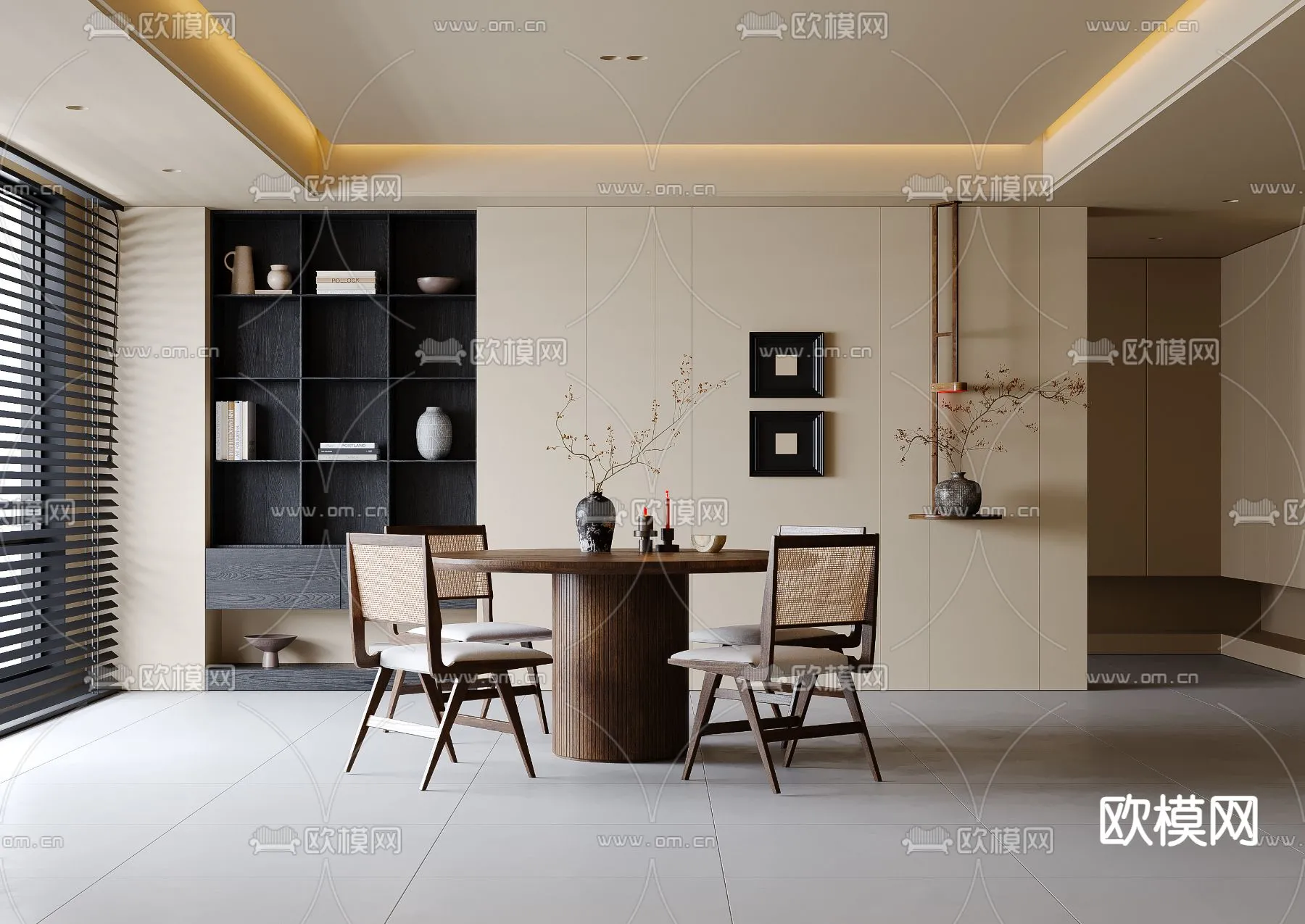 DINING ROOM SETS – CORONA – 3D MODEL – 1454 DINING ROOM SETS – CORONA – 3D MODEL – 1454