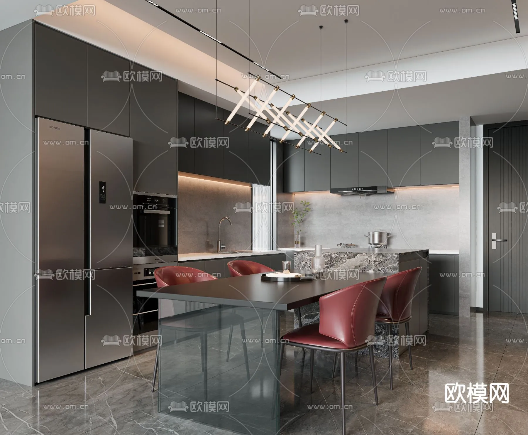 DINING ROOM SETS – CORONA – 3D MODEL – 1456 DINING ROOM SETS – CORONA – 3D MODEL – 1456