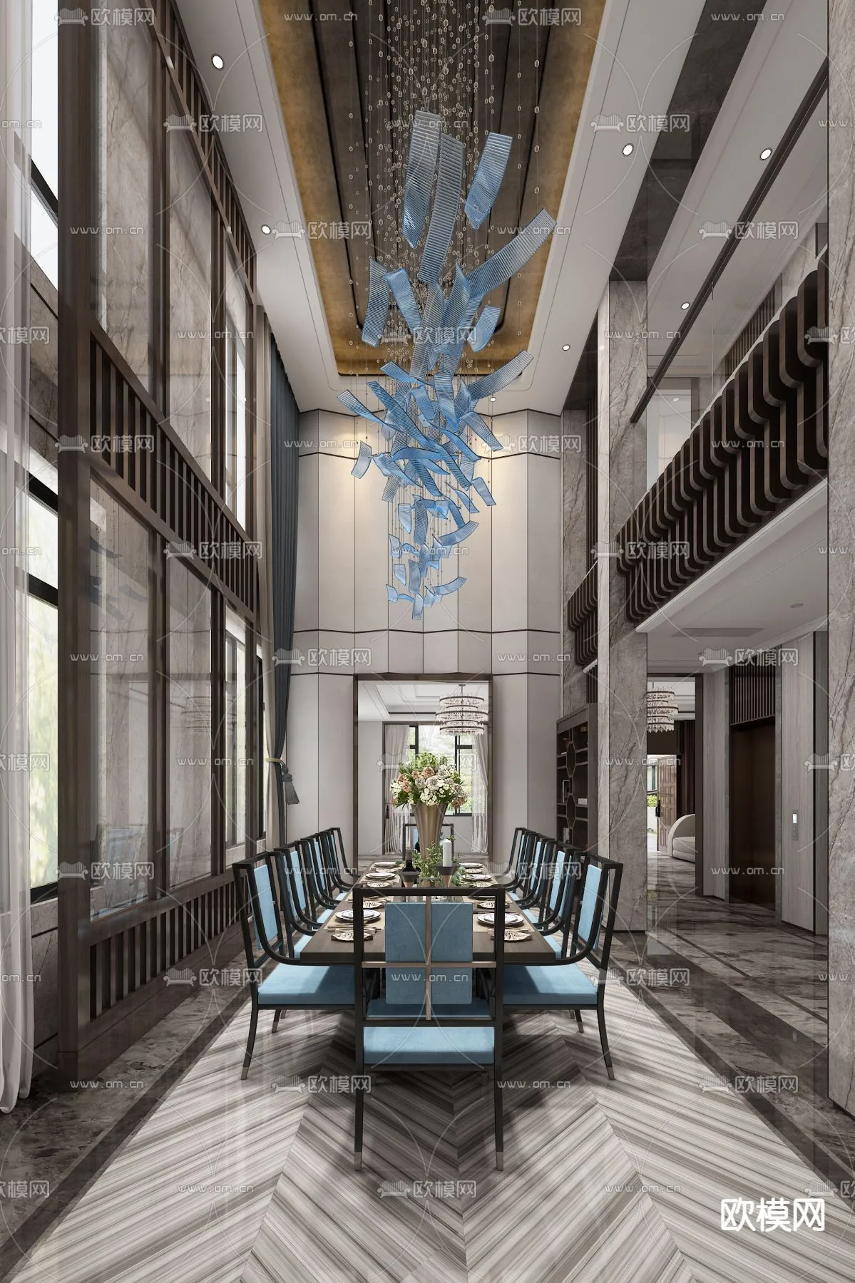 DINING ROOM SETS – VRAY / CORONA – 3D MODEL – 1345 DINING ROOM SETS – VRAY / CORONA – 3D MODEL – 1345