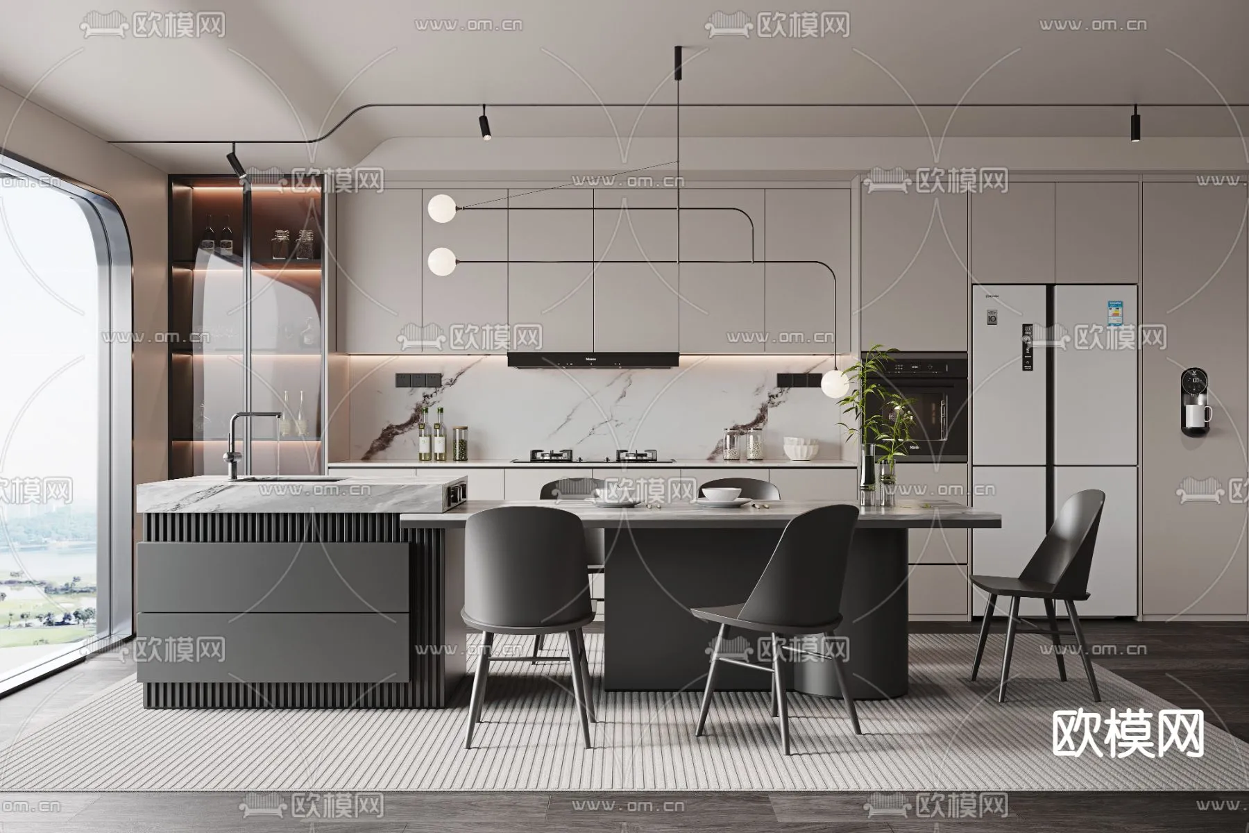 DINING ROOM SETS – VRAY / CORONA – 3D MODEL – 1355 DINING ROOM SETS – VRAY / CORONA – 3D MODEL – 1355