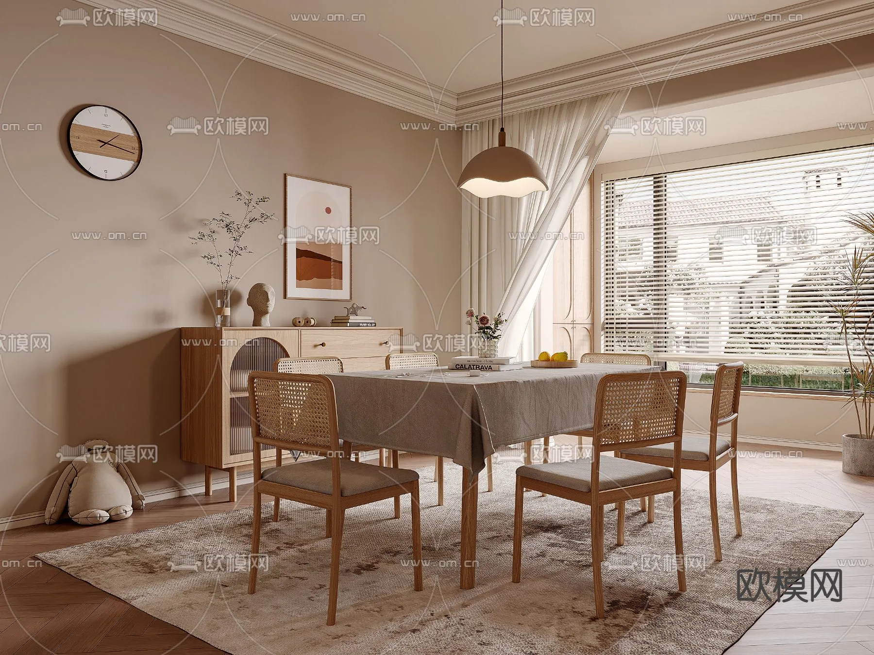 DINING ROOM SETS – VRAY / CORONA – 3D MODEL – 1356 DINING ROOM SETS – VRAY / CORONA – 3D MODEL – 1356