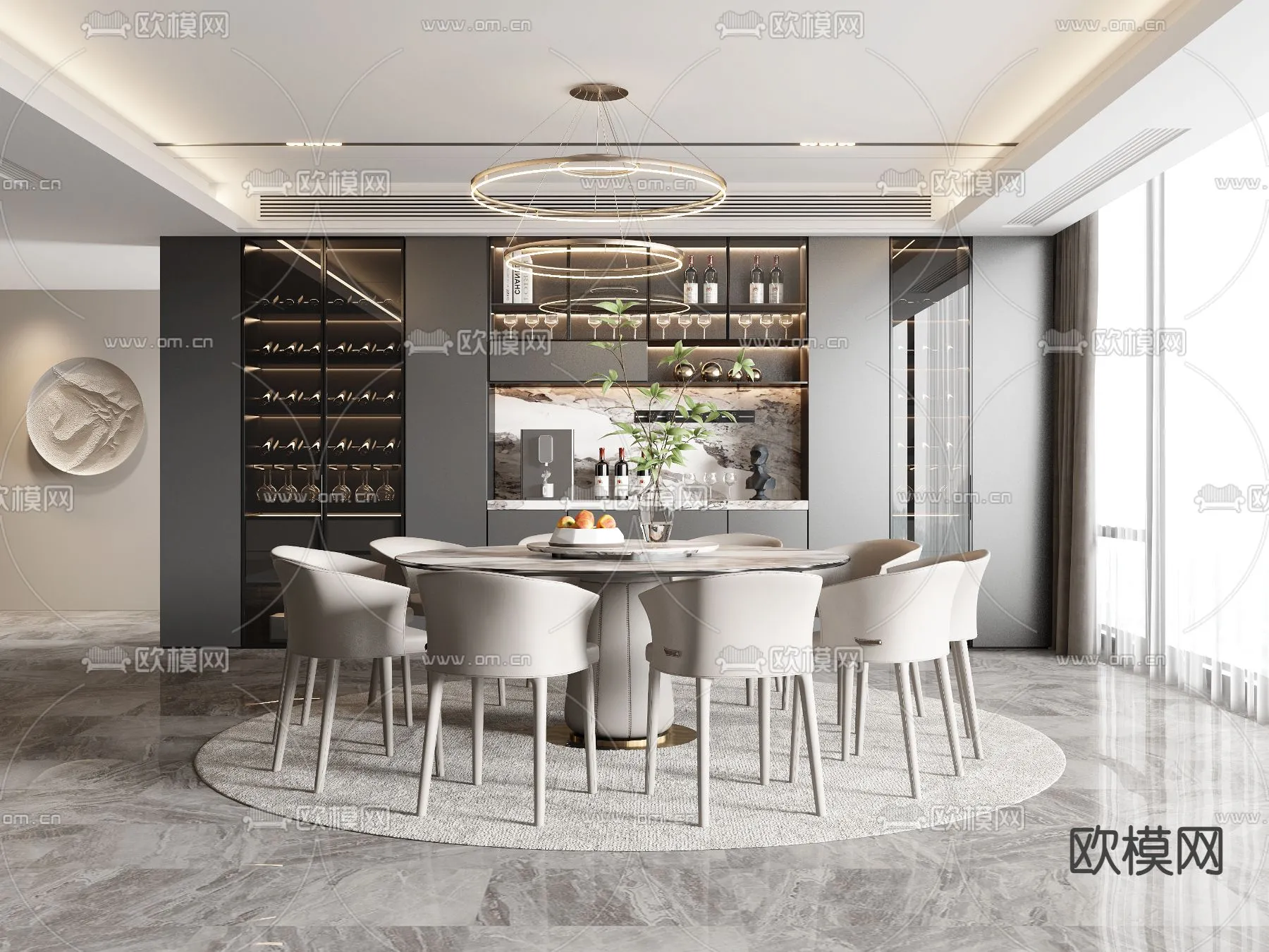 DINING ROOM SETS – VRAY / CORONA – 3D MODEL – 1361 DINING ROOM SETS – VRAY / CORONA – 3D MODEL – 1361