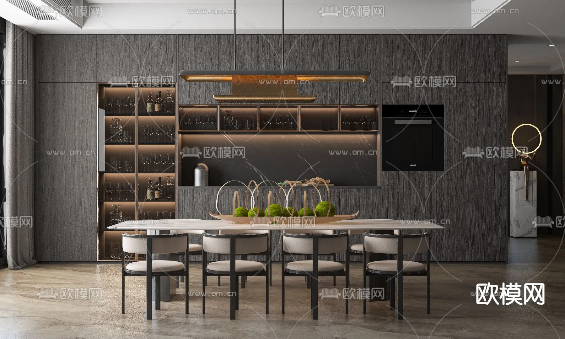 DINING ROOM SETS – VRAY / CORONA – 3D MODEL – 1375 DINING ROOM SETS – VRAY / CORONA – 3D MODEL – 1375