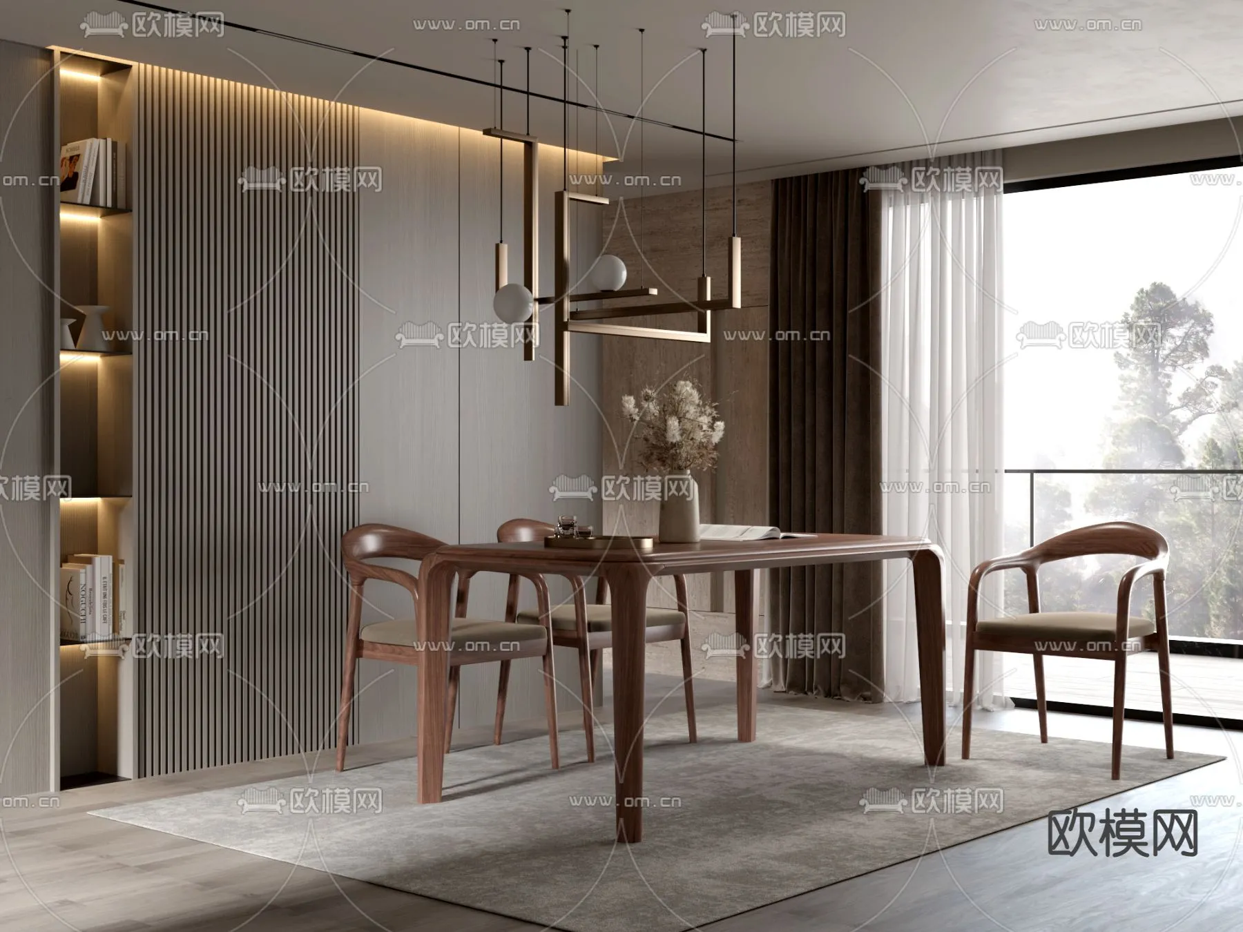 DINING ROOM SETS – VRAY / CORONA – 3D MODEL – 1377 DINING ROOM SETS – VRAY / CORONA – 3D MODEL – 1377