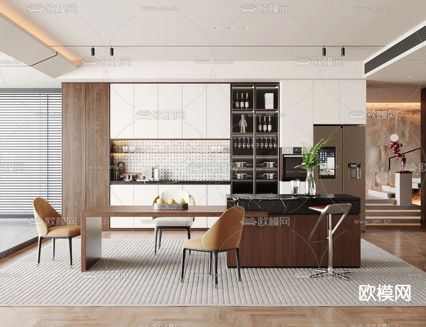 DINING ROOM SETS – VRAY / CORONA – 3D MODEL – 1383 DINING ROOM SETS – VRAY / CORONA – 3D MODEL – 1383