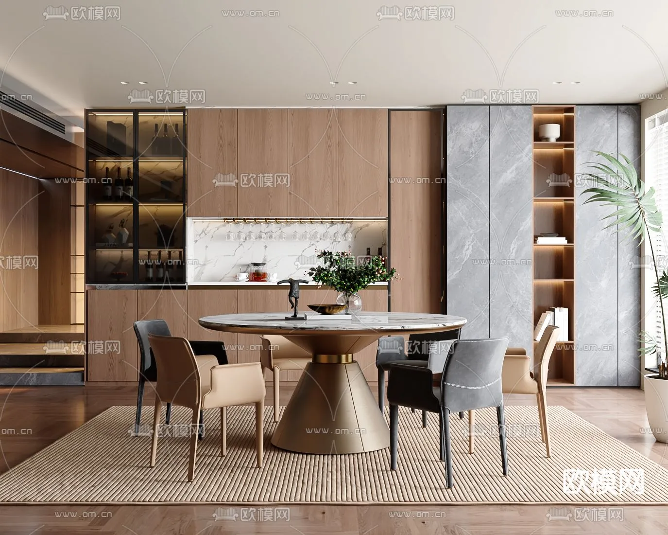 DINING ROOM SETS – VRAY / CORONA – 3D MODEL – 1386 DINING ROOM SETS – VRAY / CORONA – 3D MODEL – 1386