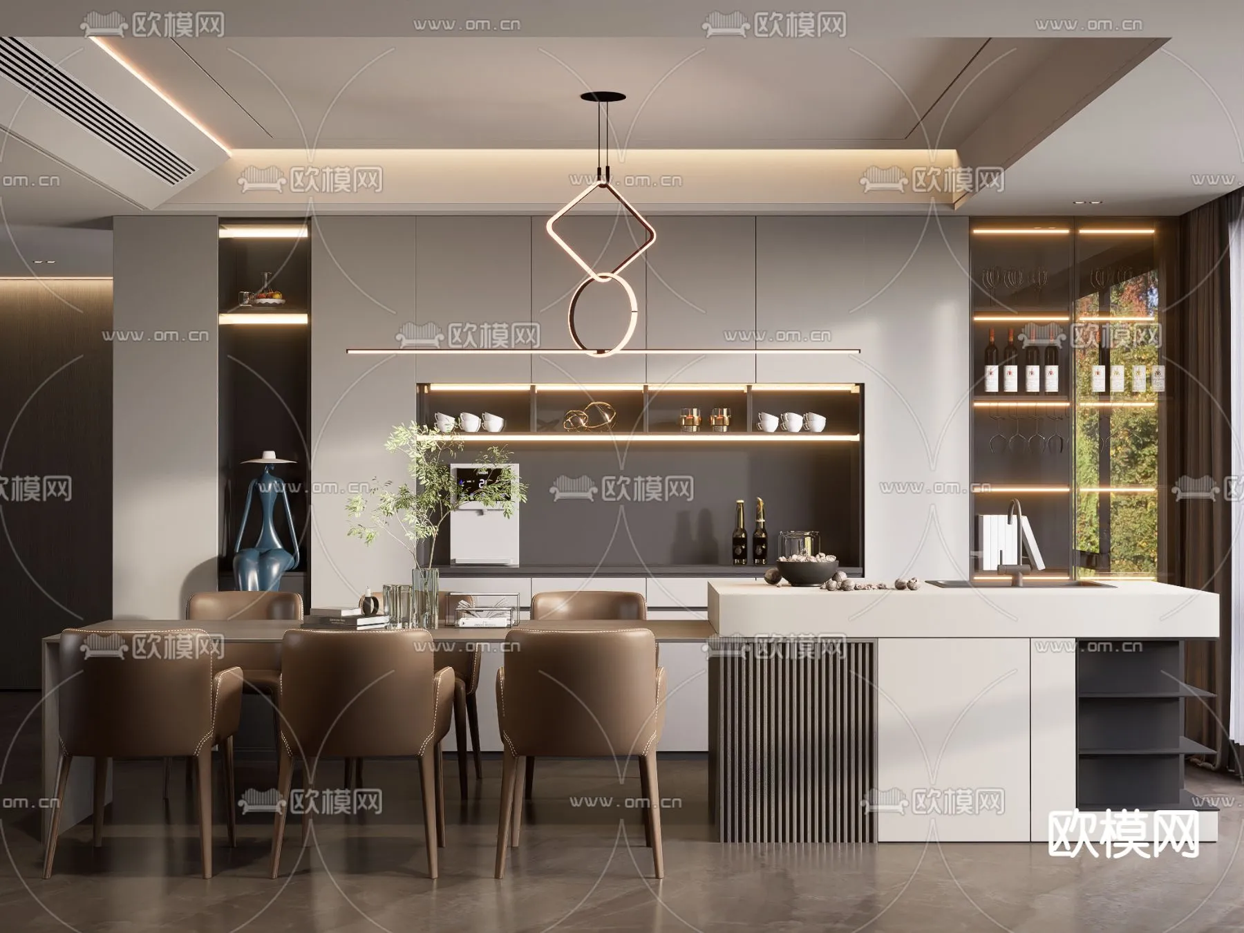 DINING ROOM SETS – VRAY / CORONA – 3D MODEL – 1395 DINING ROOM SETS – VRAY / CORONA – 3D MODEL – 1395