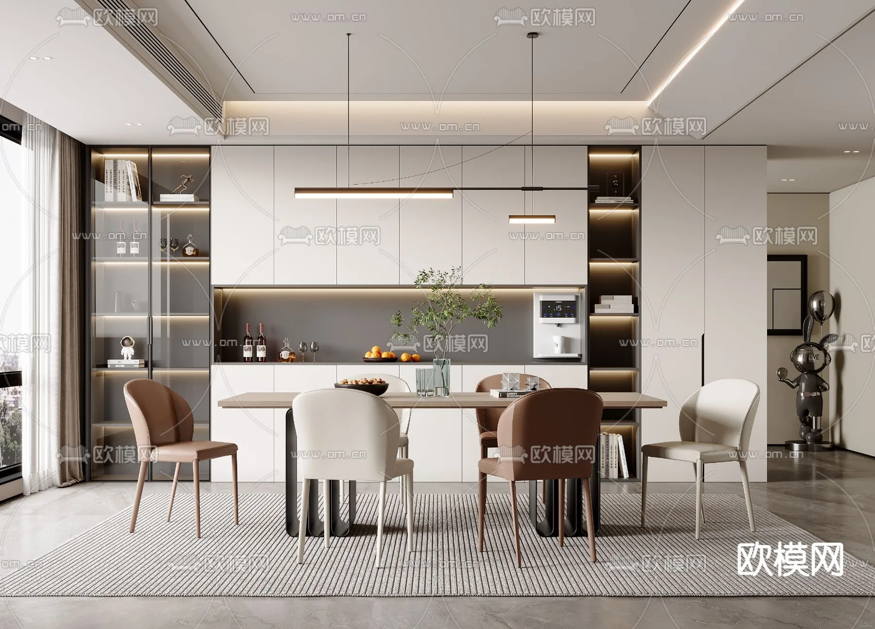 DINING ROOM SETS – VRAY / CORONA – 3D MODEL – 1404 DINING ROOM SETS – VRAY / CORONA – 3D MODEL – 1404