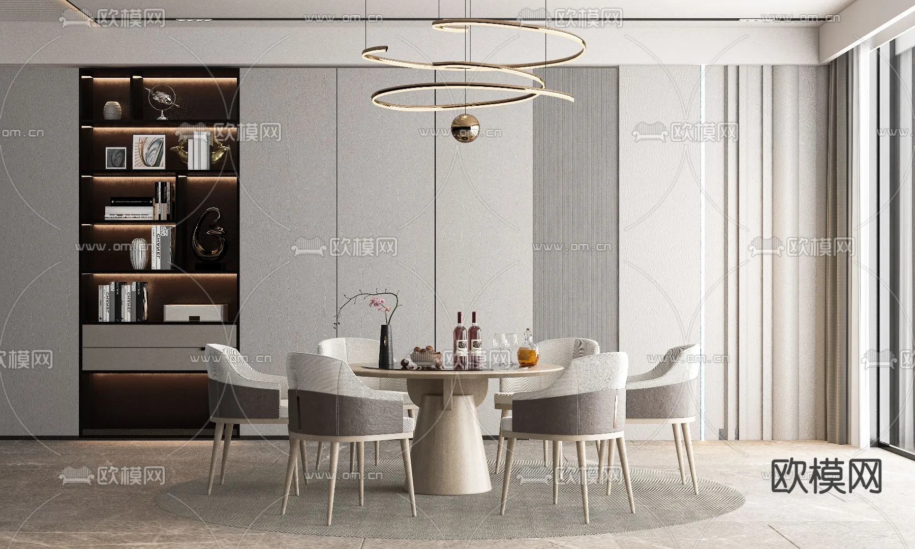 DINING ROOM SETS – VRAY / CORONA – 3D MODEL – 1407 DINING ROOM SETS – VRAY / CORONA – 3D MODEL – 1407