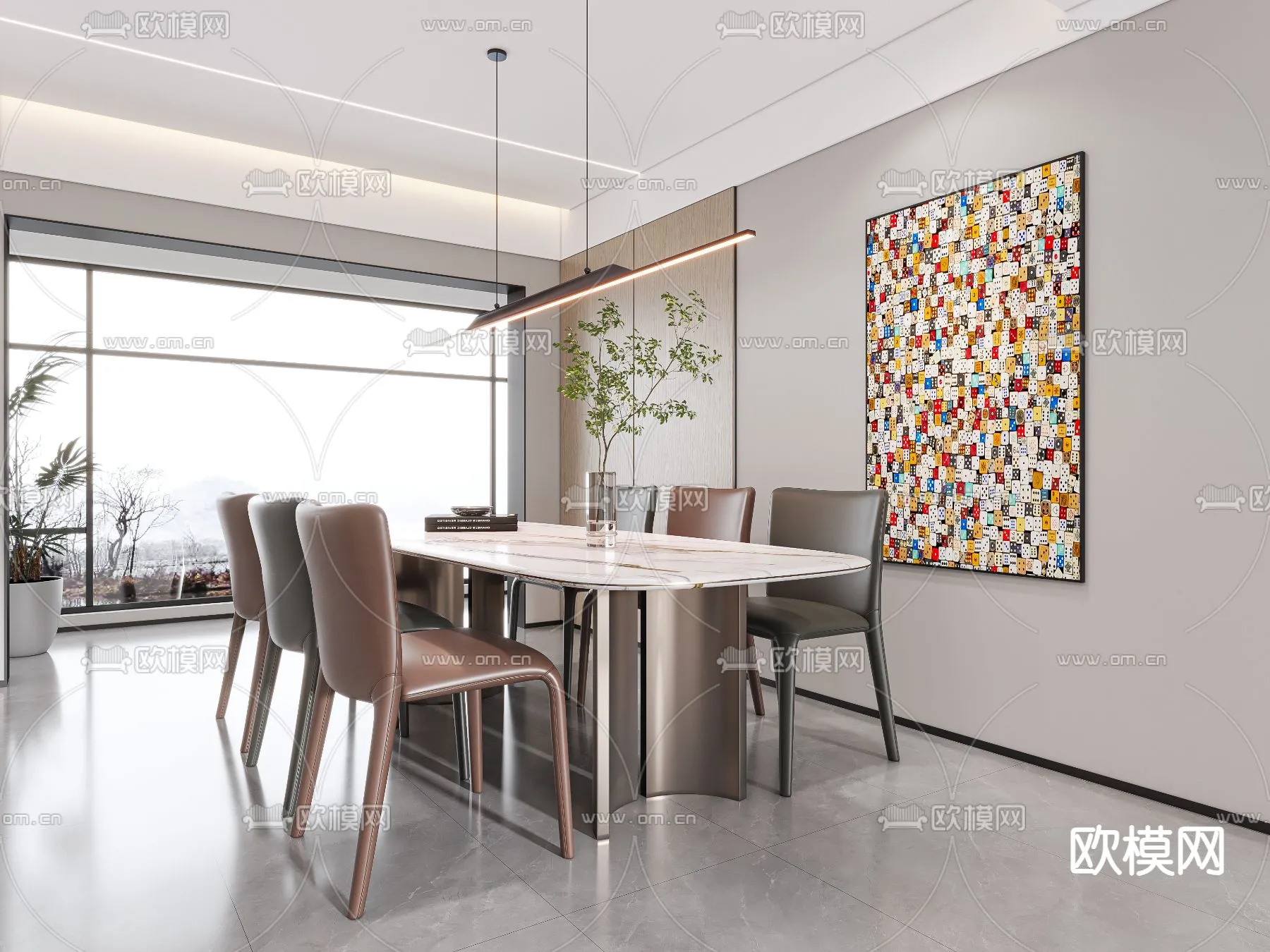 DINING ROOM SETS – VRAY / CORONA – 3D MODEL – 1411 DINING ROOM SETS – VRAY / CORONA – 3D MODEL – 1411