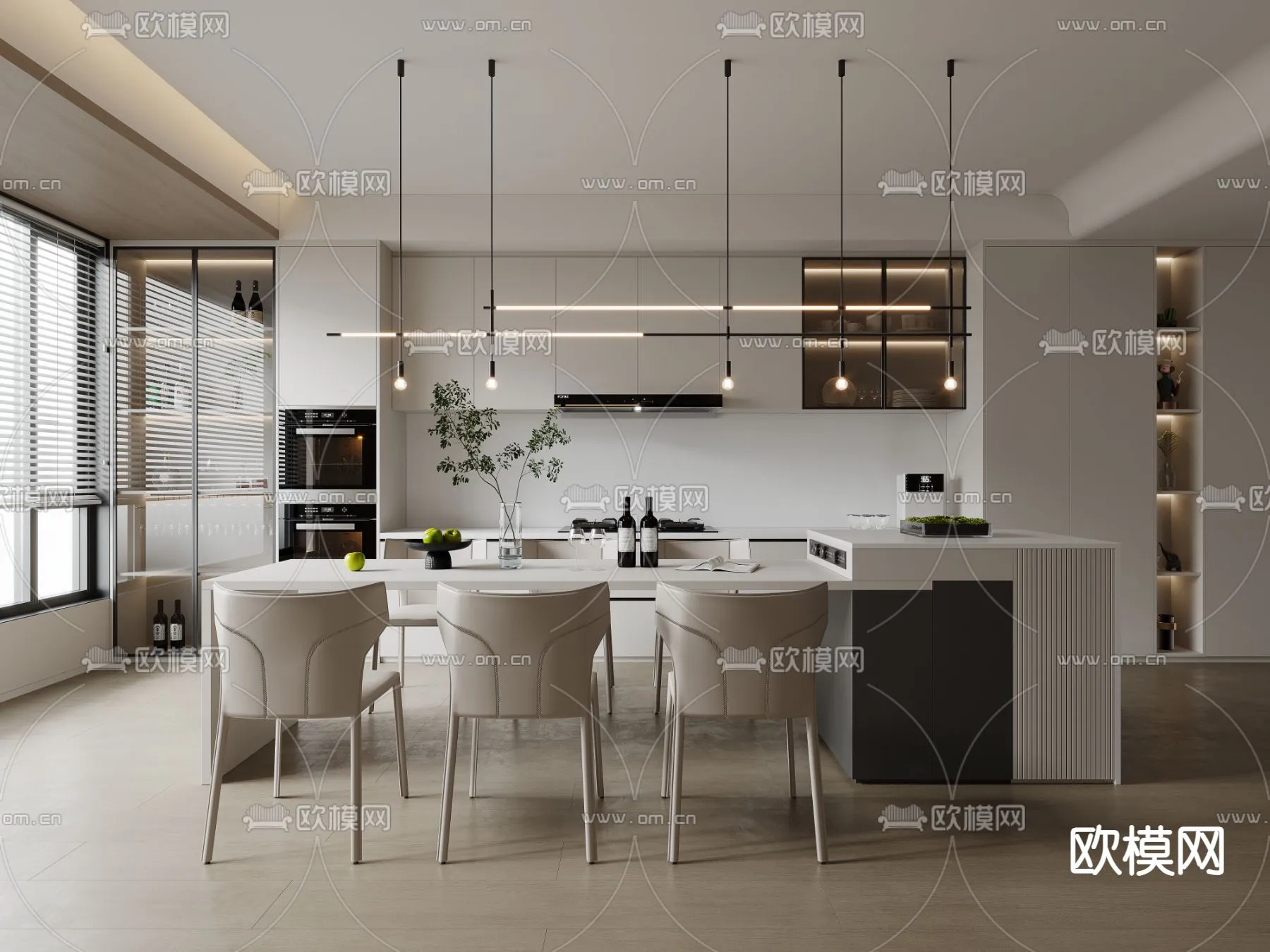 DINING ROOM SETS – VRAY / CORONA – 3D MODEL – 1414 DINING ROOM SETS – VRAY / CORONA – 3D MODEL – 1414