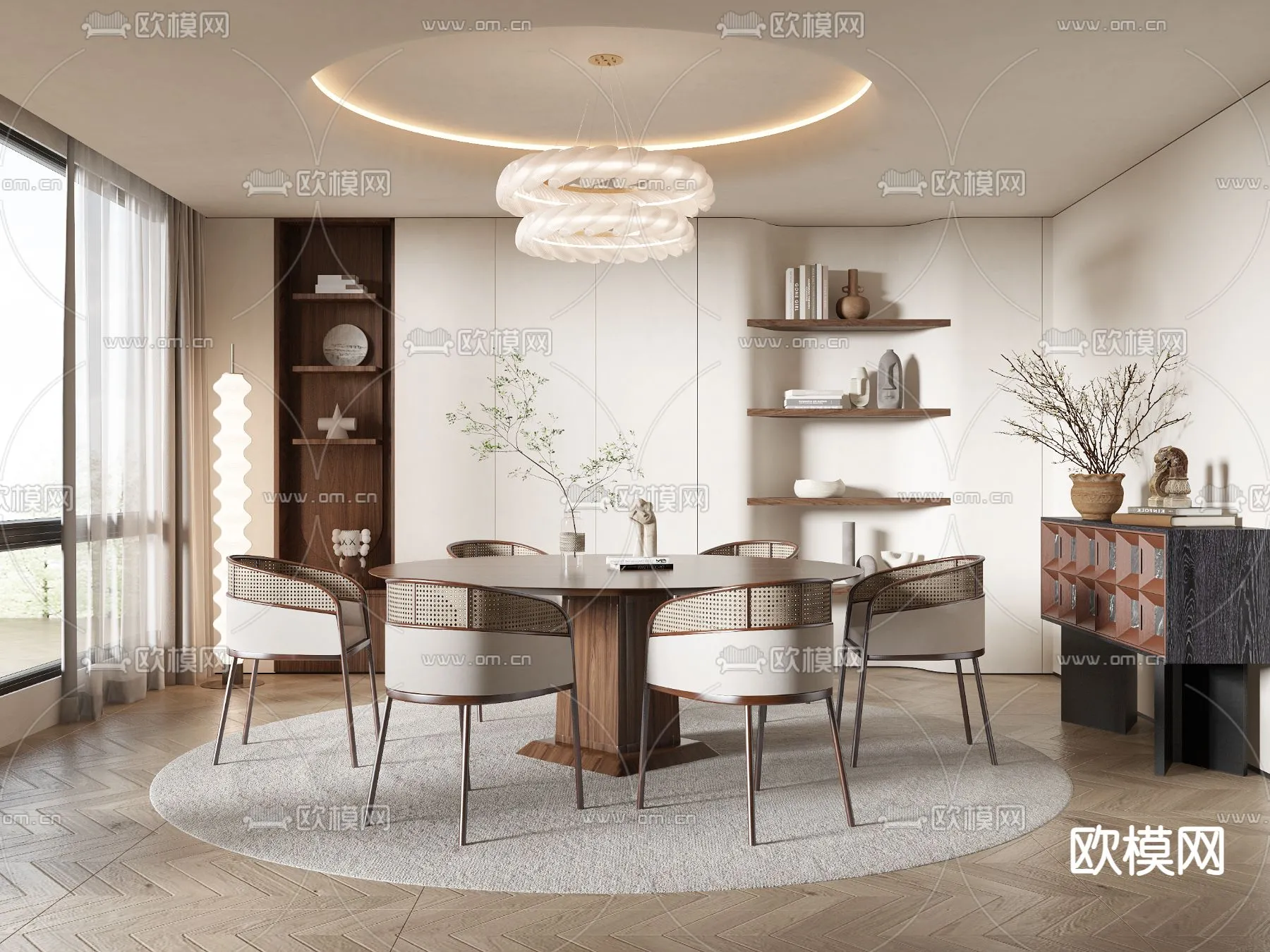 DINING ROOM SETS – VRAY / CORONA – 3D MODEL – 1421 DINING ROOM SETS – VRAY / CORONA – 3D MODEL – 1421