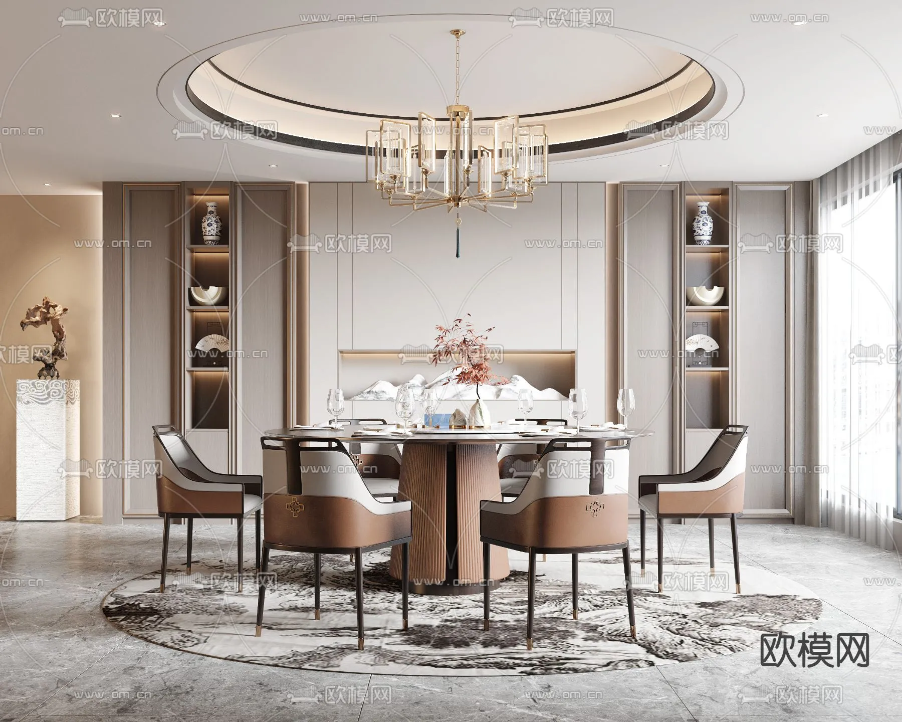 DINING ROOM SETS – VRAY / CORONA – 3D MODEL – 1425 DINING ROOM SETS – VRAY / CORONA – 3D MODEL – 1425