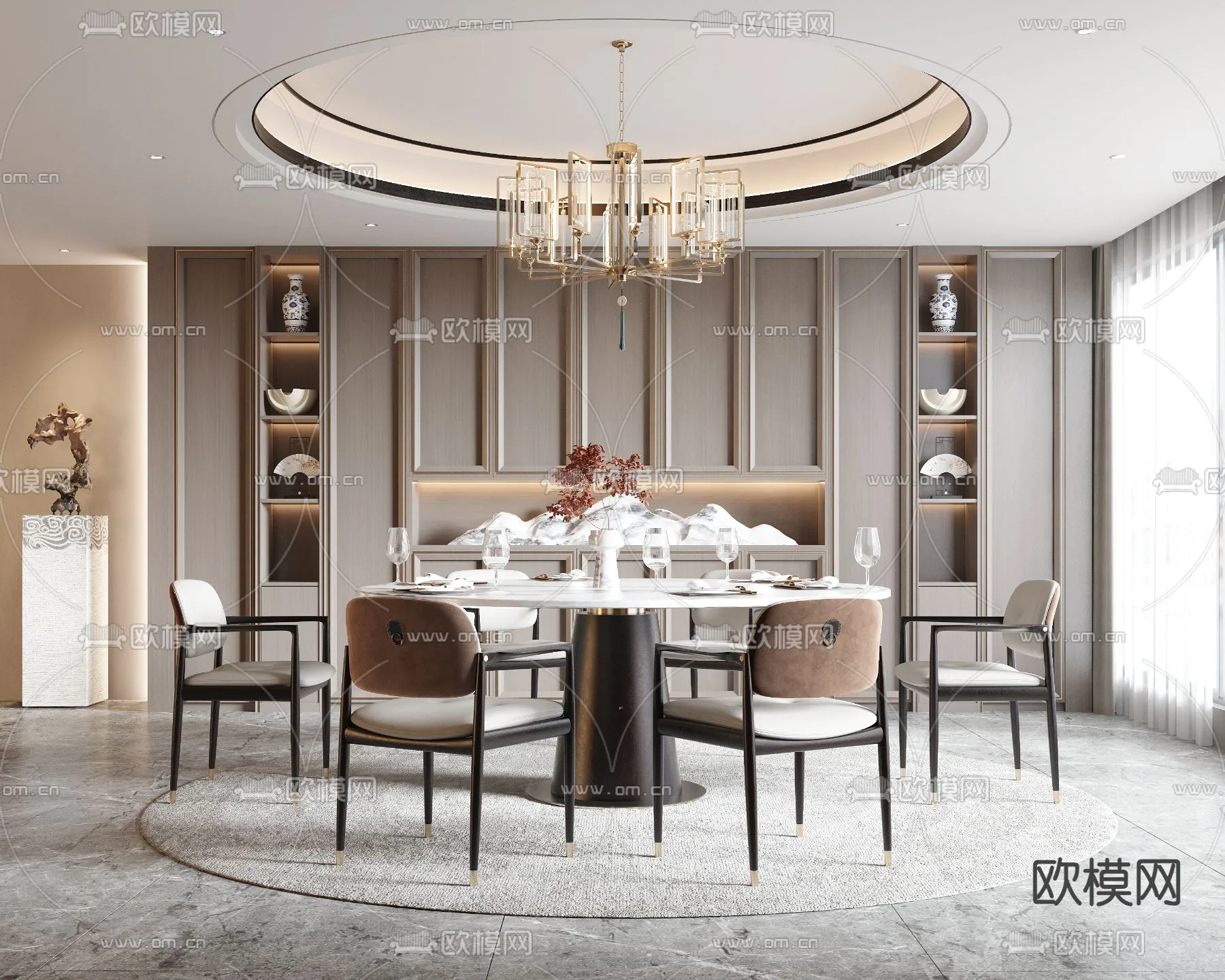 DINING ROOM SETS – VRAY / CORONA – 3D MODEL – 1426 DINING ROOM SETS – VRAY / CORONA – 3D MODEL – 1426
