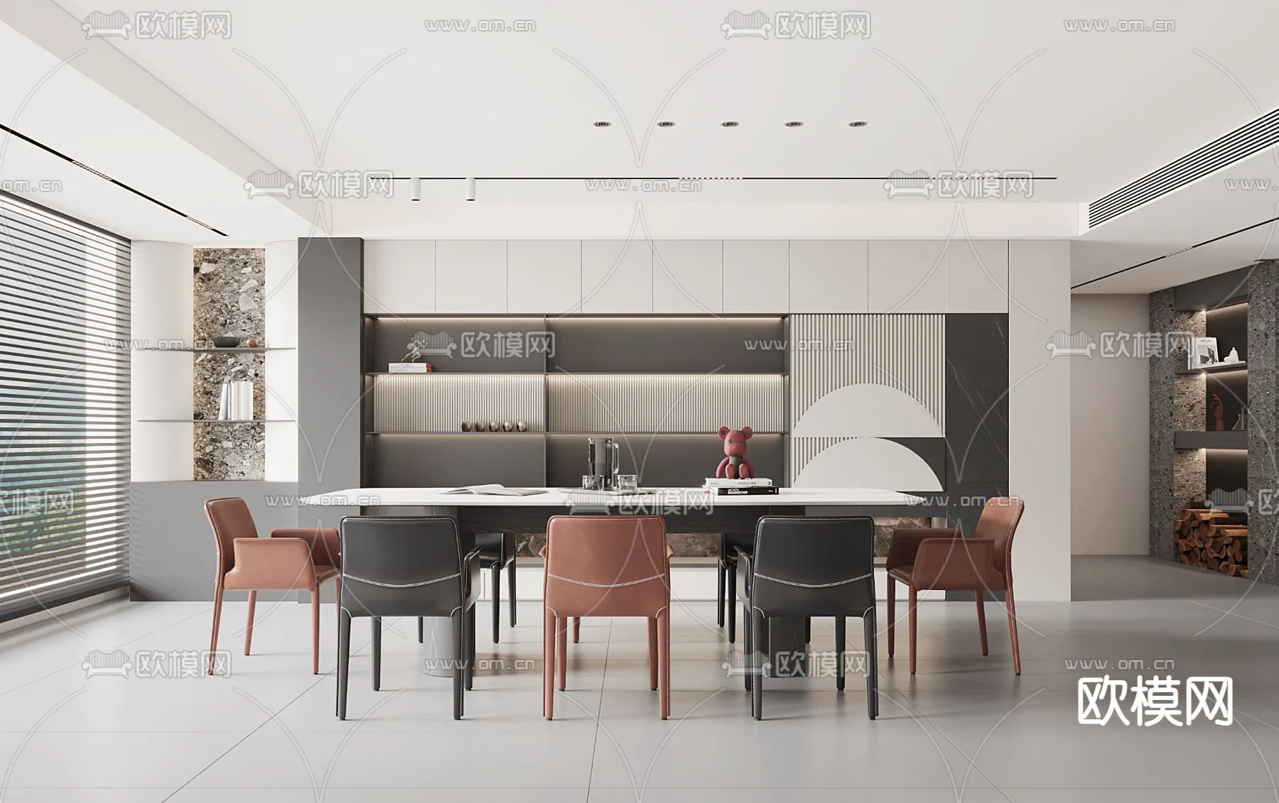 DINING ROOM SETS – VRAY / CORONA – 3D MODEL – 1438 DINING ROOM SETS – VRAY / CORONA – 3D MODEL – 1438