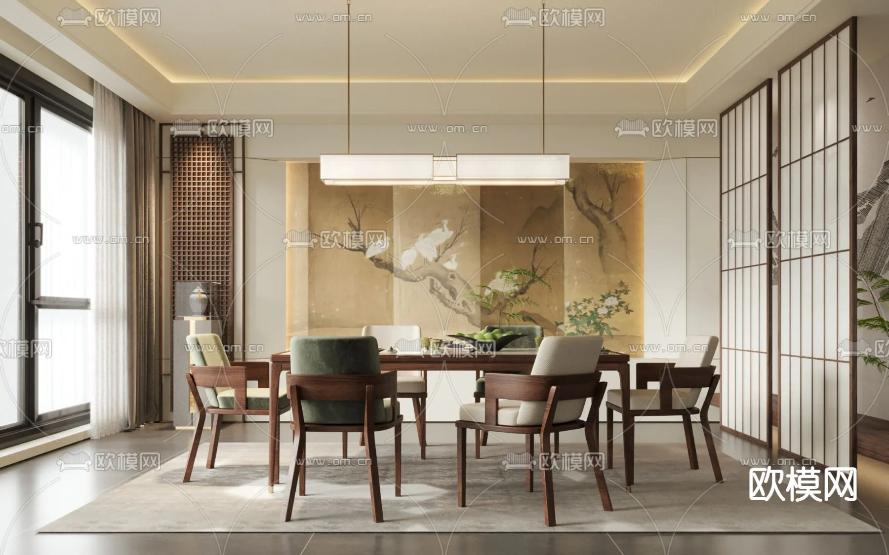 DINING ROOM SETS – VRAY / CORONA – 3D MODEL – 1443 DINING ROOM SETS – VRAY / CORONA – 3D MODEL – 1443