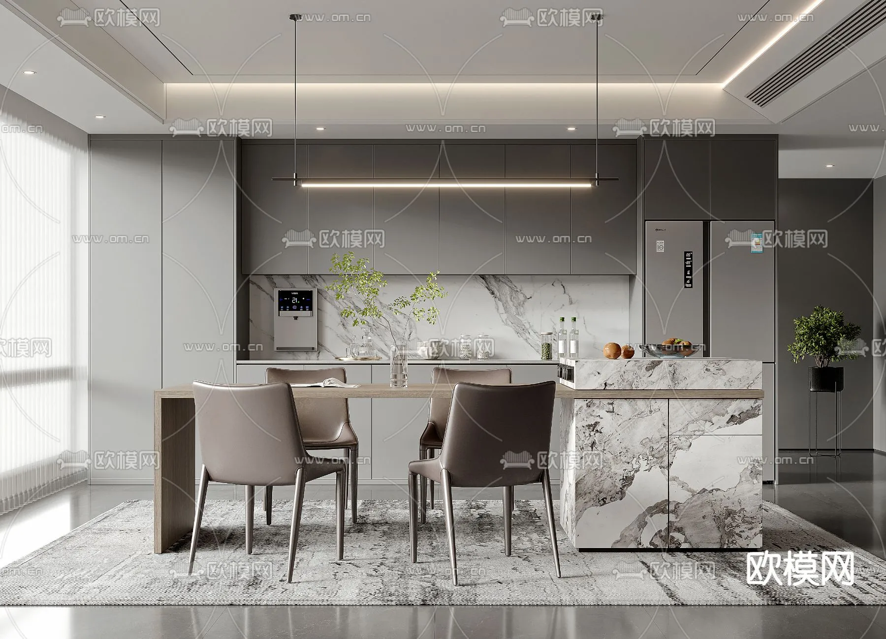 DINING ROOM SETS – VRAY / CORONA – 3D MODEL – 1447 DINING ROOM SETS – VRAY / CORONA – 3D MODEL – 1447