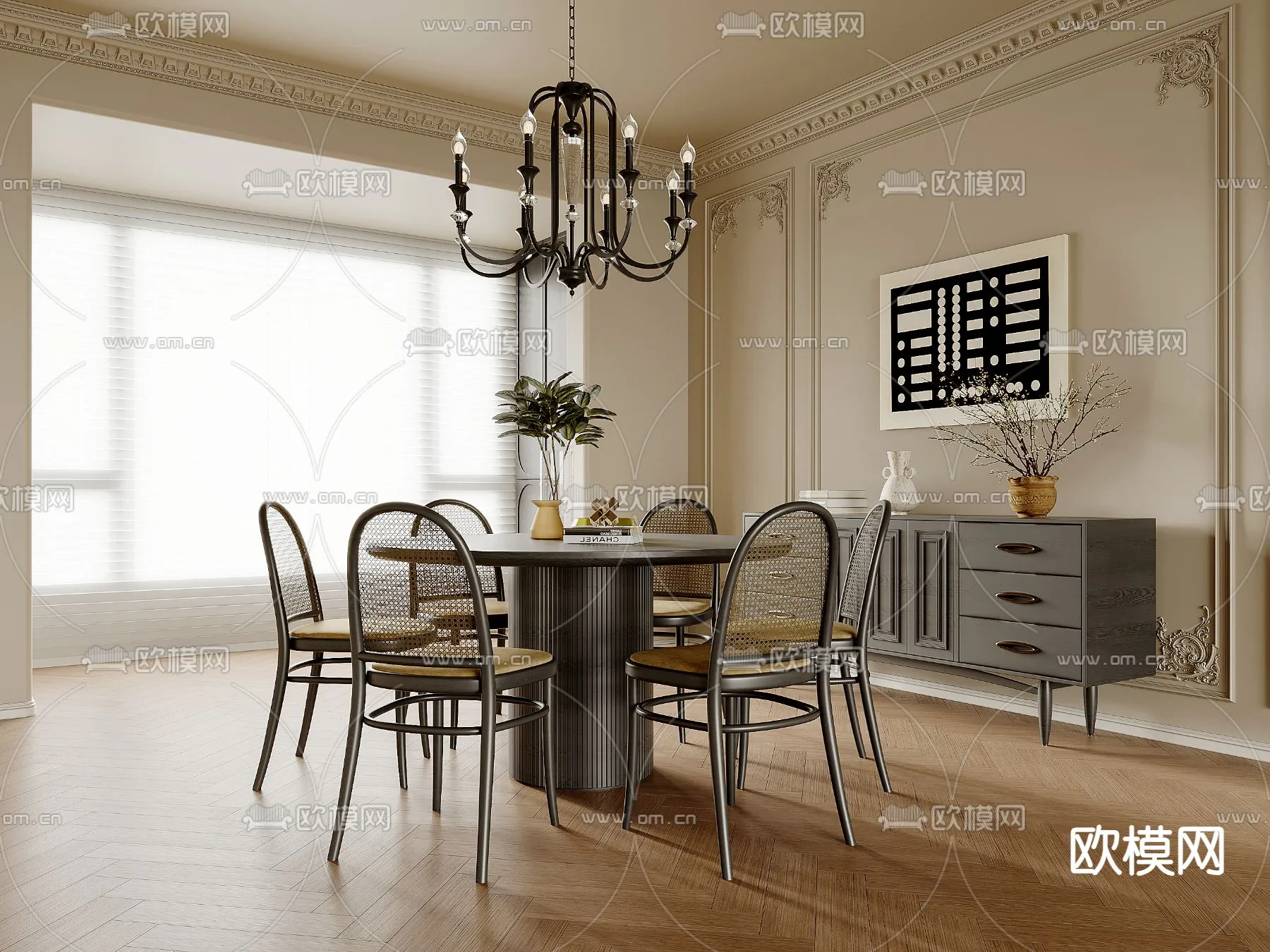 DINING ROOM SETS – VRAY / CORONA – 3D MODEL – 1449 DINING ROOM SETS – VRAY / CORONA – 3D MODEL – 1449