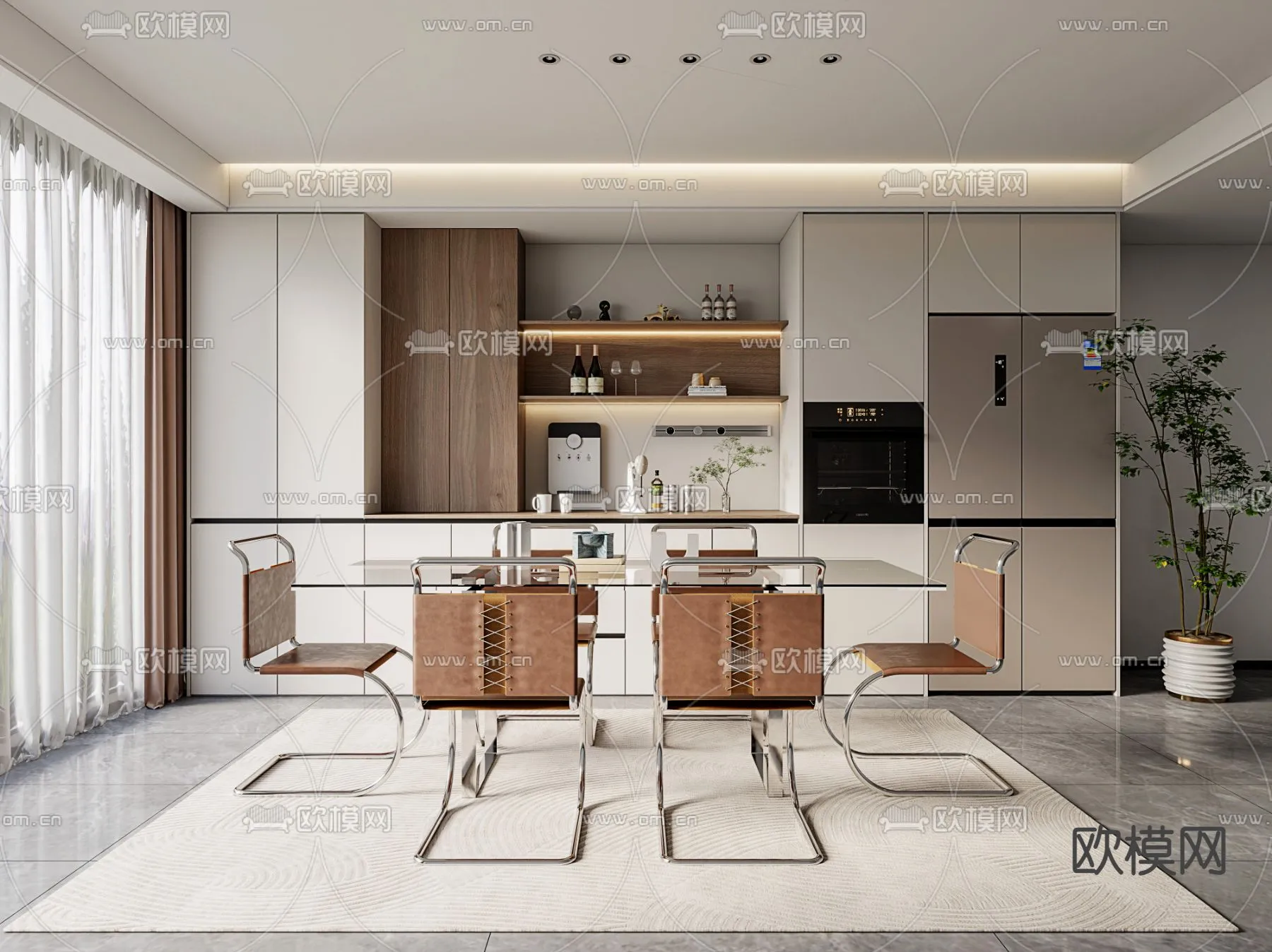 DINING ROOM SETS – VRAY / CORONA – 3D MODEL – 1455 DINING ROOM SETS – VRAY / CORONA – 3D MODEL – 1455