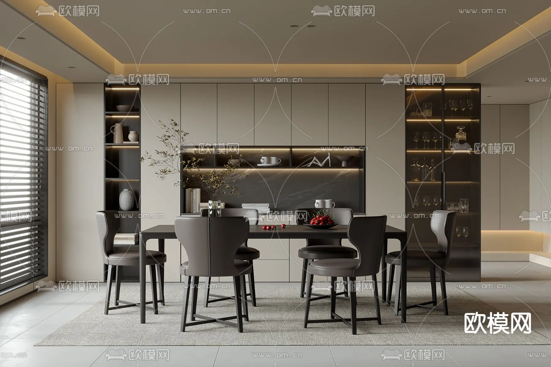 DINING ROOM SETS – VRAY / CORONA – 3D MODEL – 1458 DINING ROOM SETS – VRAY / CORONA – 3D MODEL – 1458