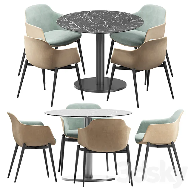 Dining set 1 3DModel