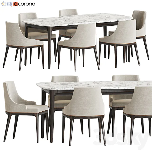 Dining Set 125 3DModel