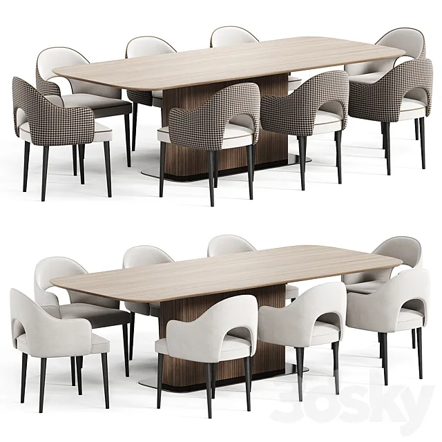 Dining Set 16 3D Model