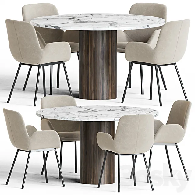 Dining Set 18 3D Model