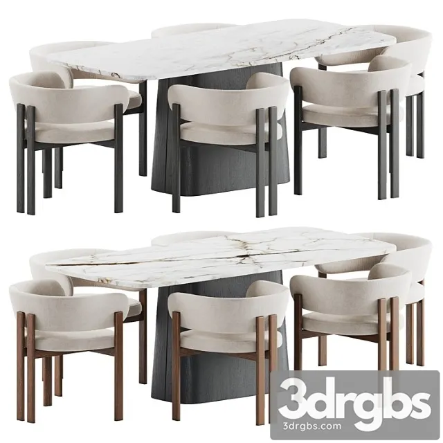 Dining Set 18 3D Model Download