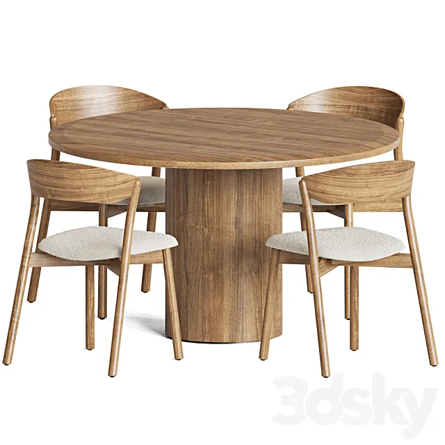 Dining Set 37 3D Model