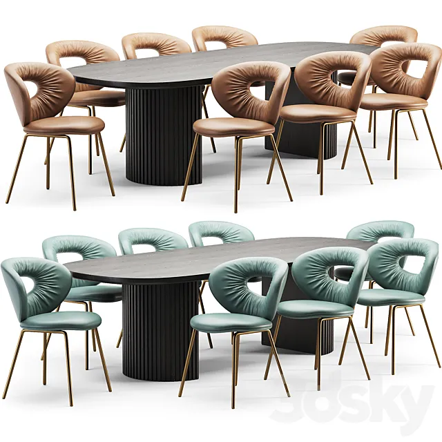 Dining Set 3DModel Dining Set 3DModel