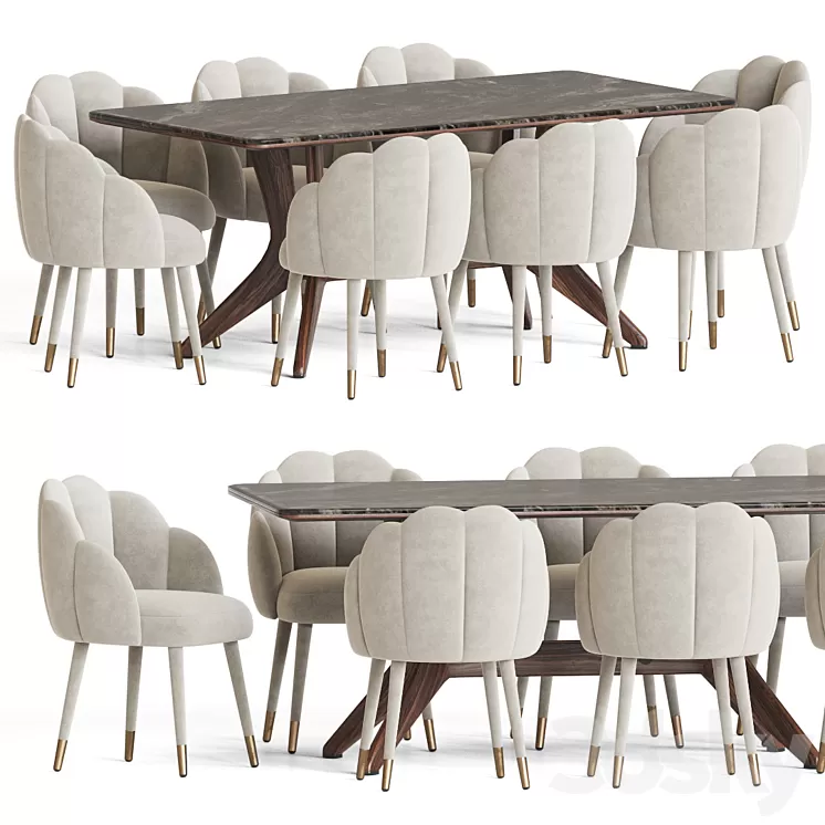 Dining Set 47 3D Model