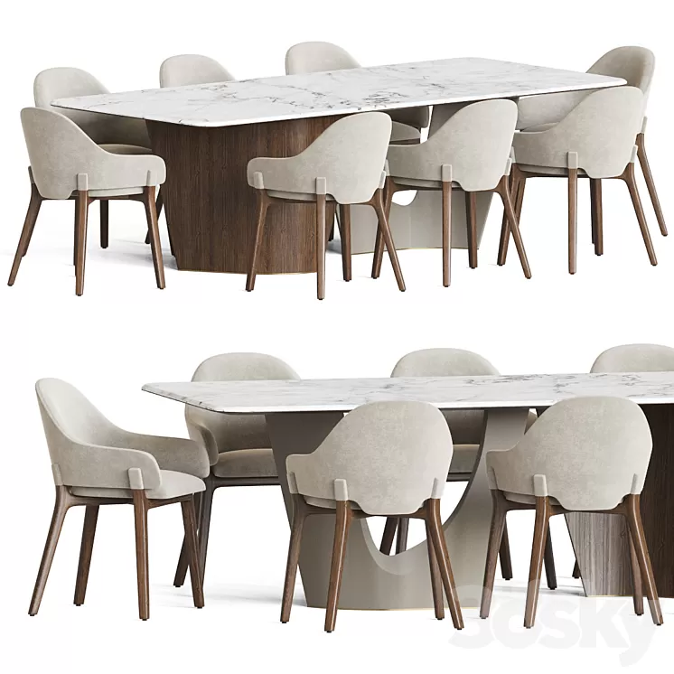 Dining Set 54 3D Model
