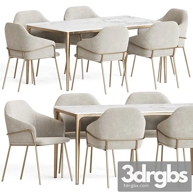 Dining Set 59 3D Model Download