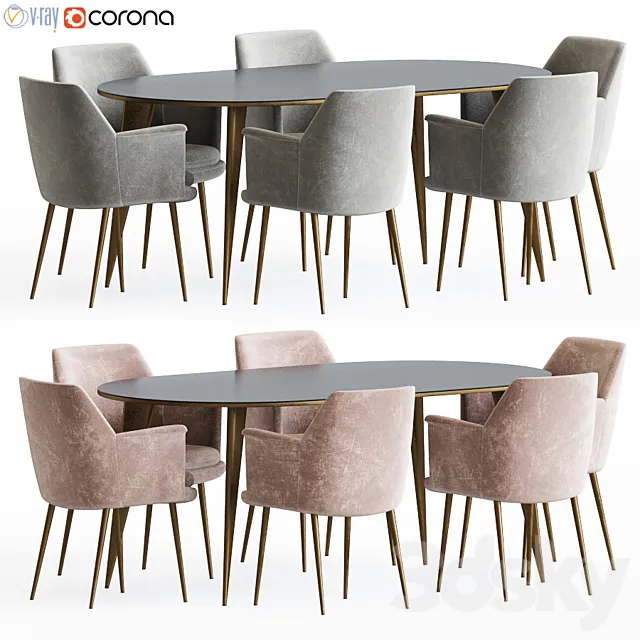 Dining Set 63 3DModel