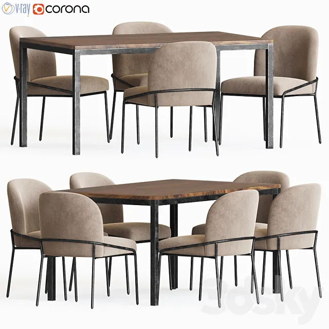 Dining Set 67 3DModel