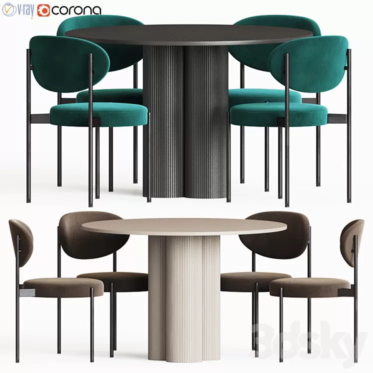 Dining Set 69 3D Model