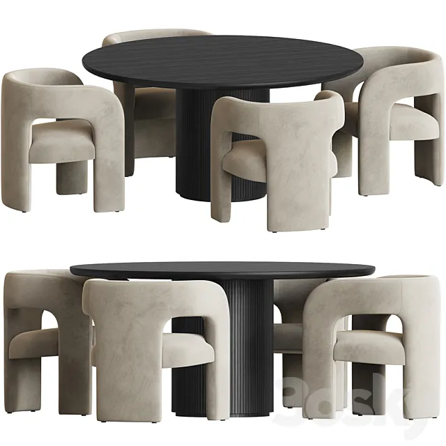 Dining Set 90 3DModel