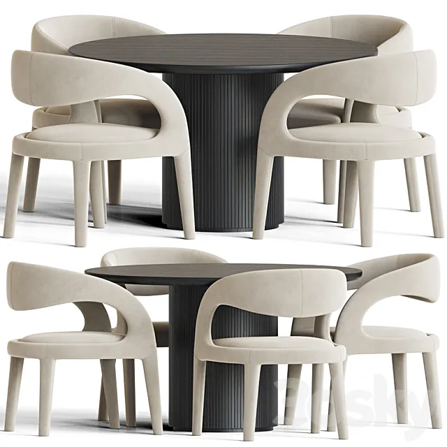 Dining Set 97 3D Model