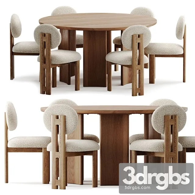 Dining Set By Forom 3D Model Download