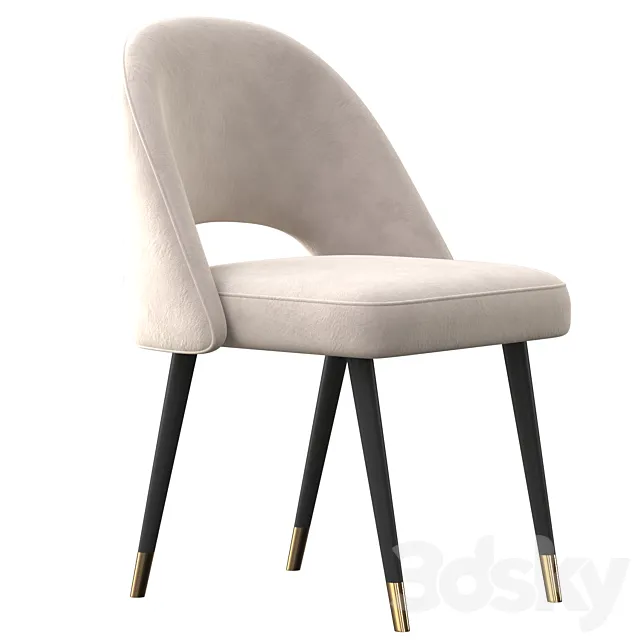 Dining Set Ralf Cliff Chair 3D Model