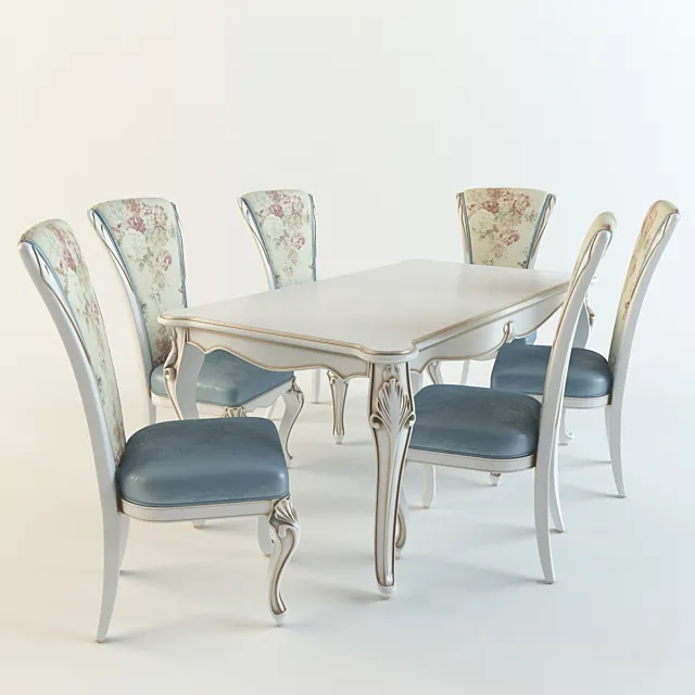 Dining Sofia 3DModel Dining Sofia 3DModel