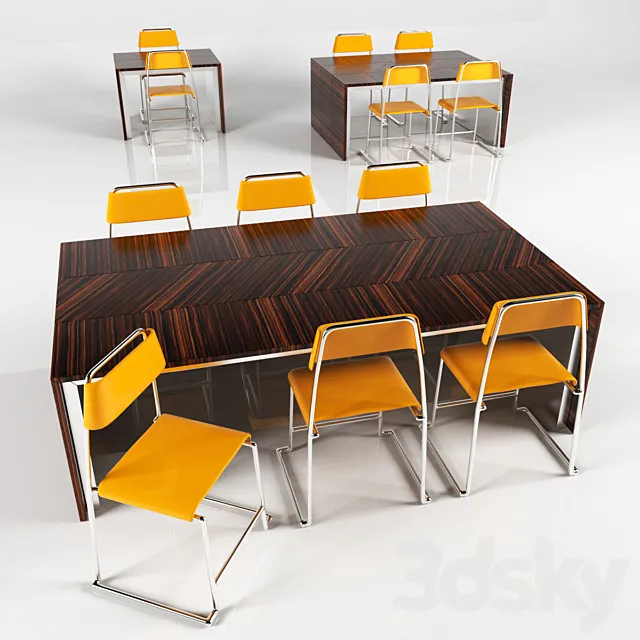 DINING TABLE 10 3D Model