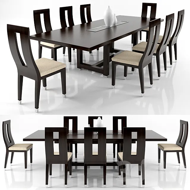 DINING TABLE 2 3DModel DINING TABLE 2 3DModel