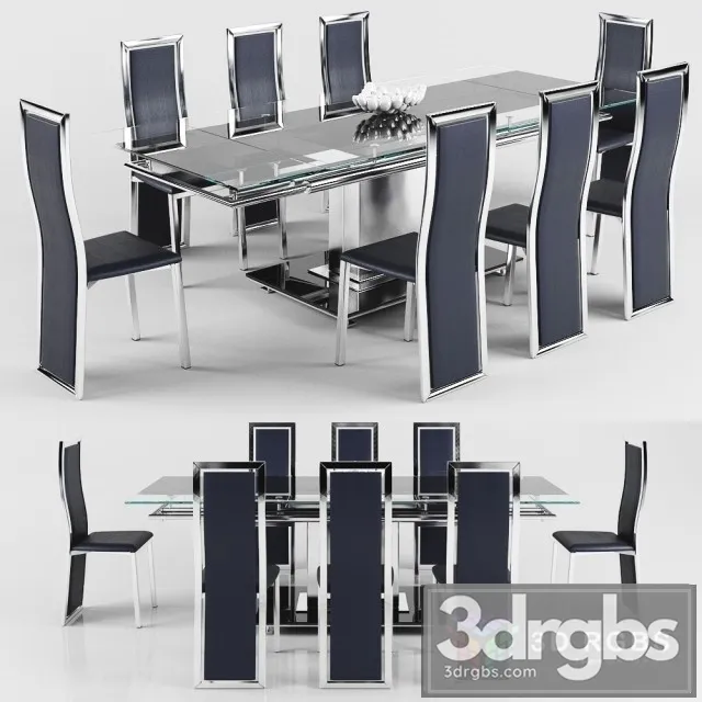 Dining Table 3 3D Model Download