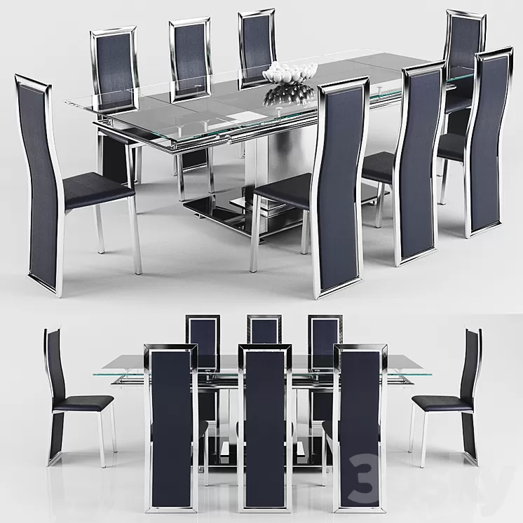 DINING TABLE 3 3D Model DINING TABLE 3 3D Model